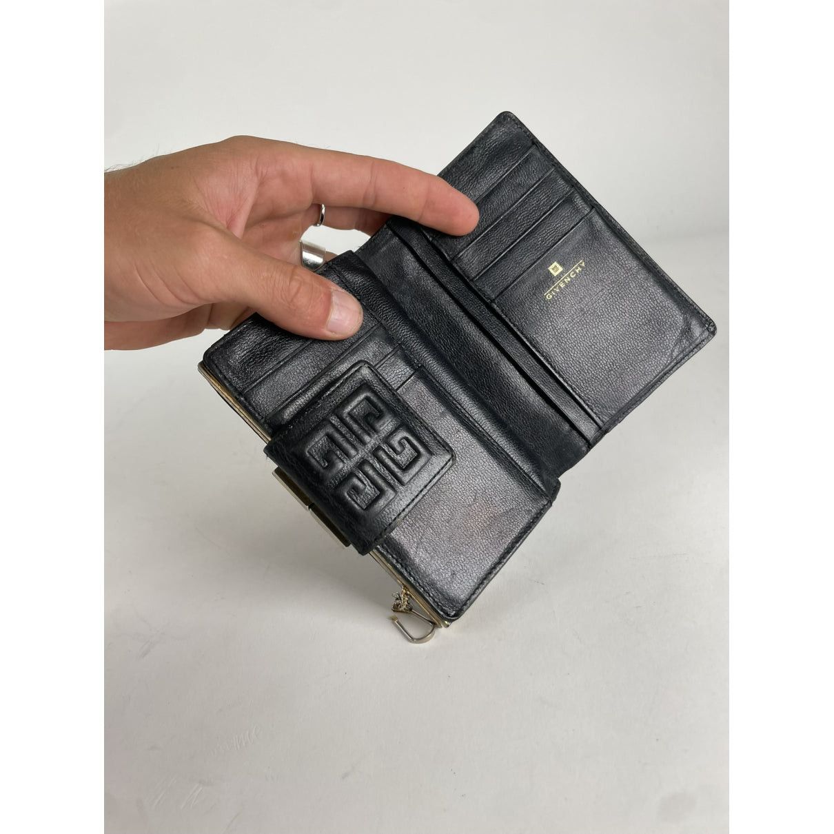 Givenchy Black Leather Wallet Size ONE SIZE - 3 Thumbnail