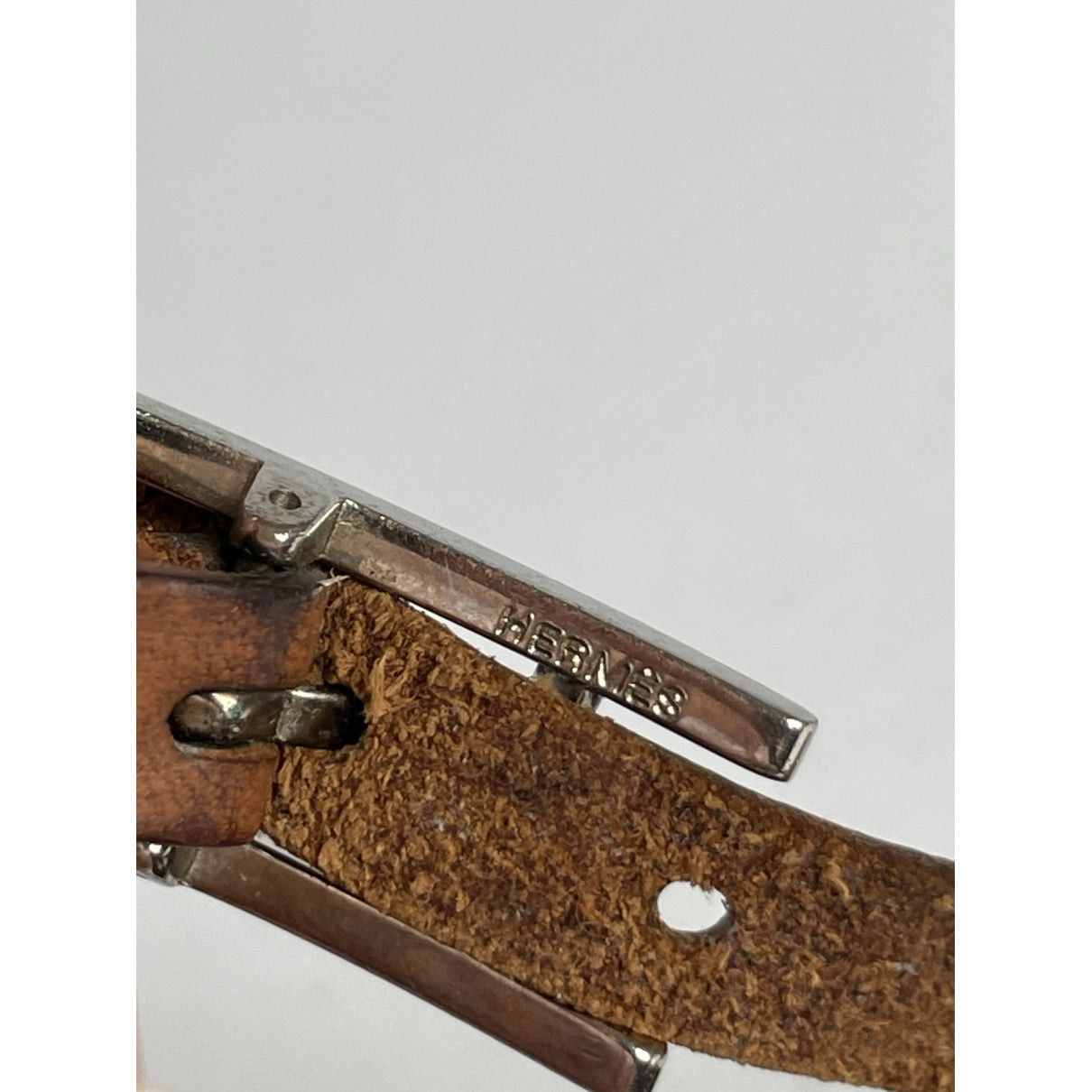Other Hermès Behapi Brown Leather Bracelet Size ONE SIZE - 3 Thumbnail