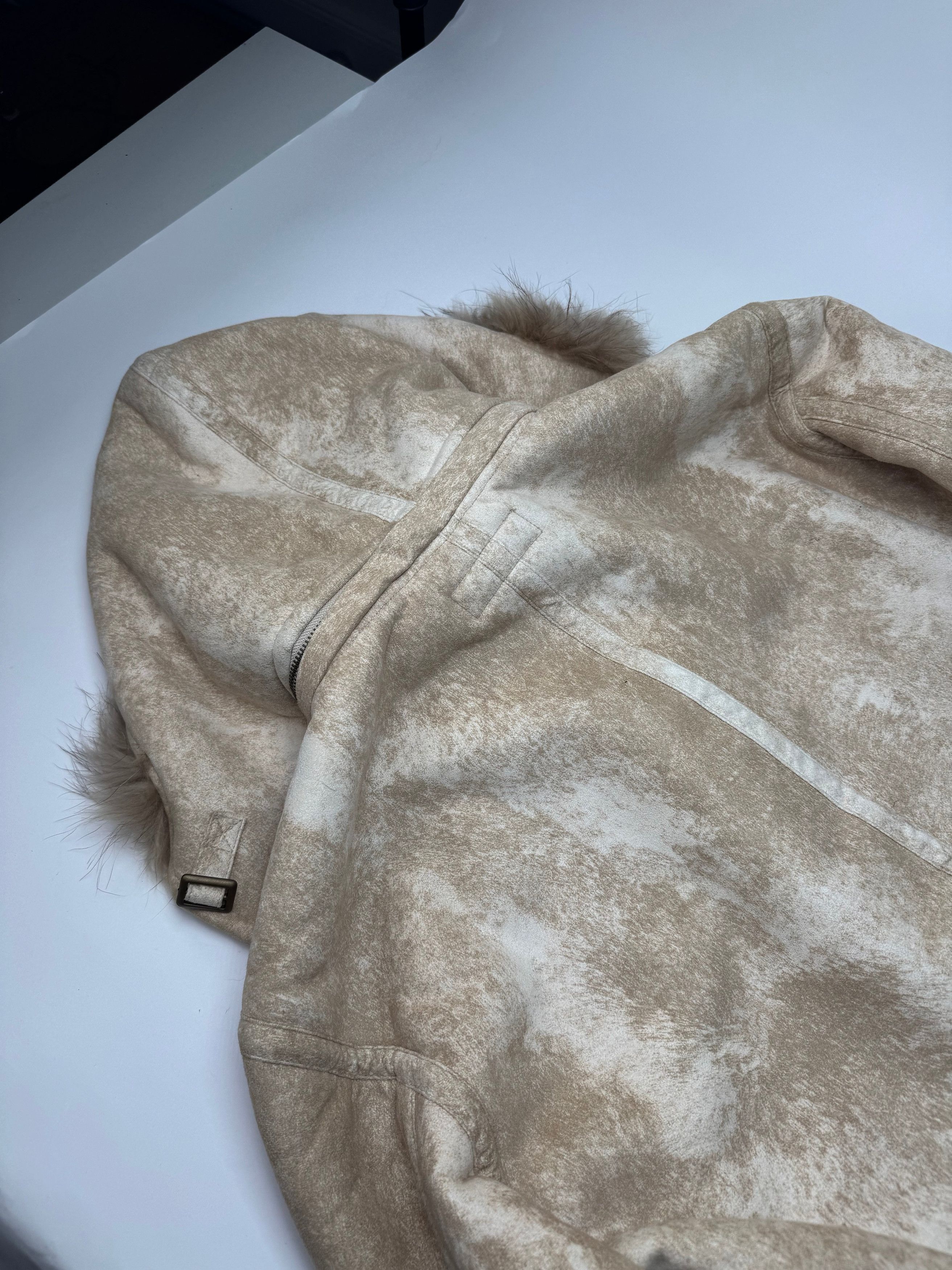 Kansai Yamamoto Vintage Fur Parka Unisex Beige M/L Size L / US 10 / IT 46 - 13 Thumbnail