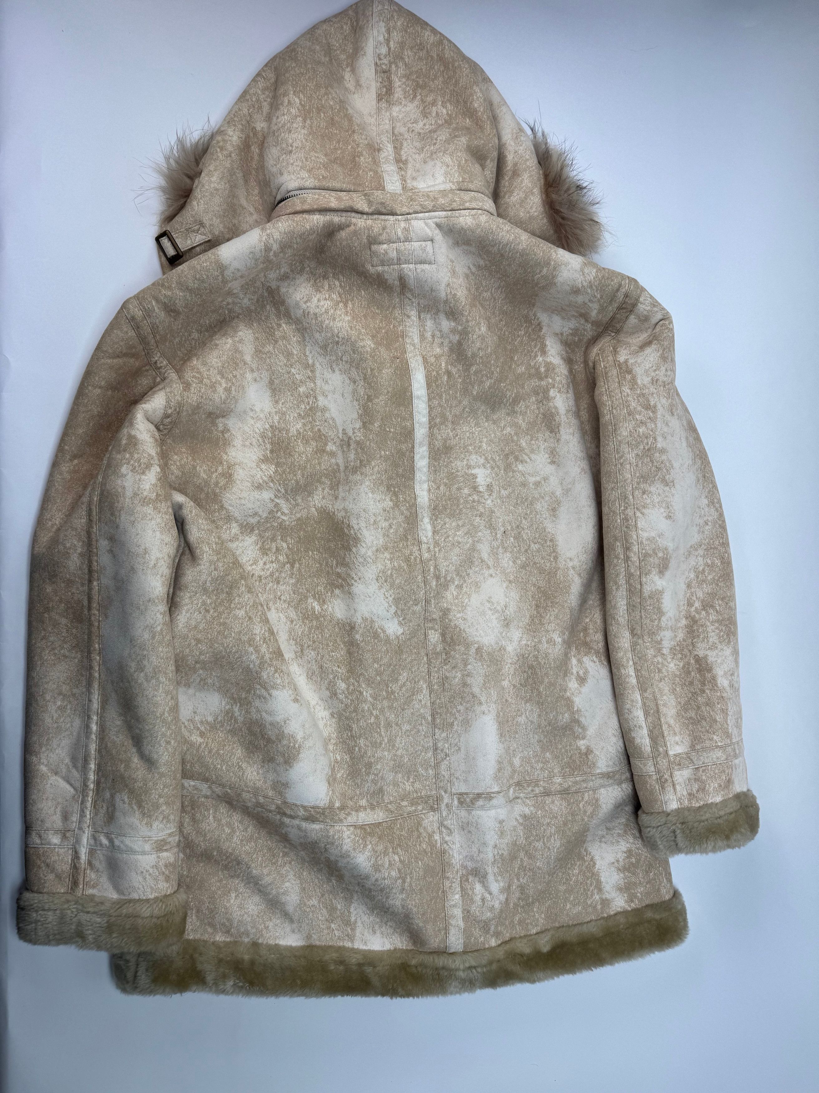 Kansai Yamamoto Vintage Fur Parka Unisex Beige M/L Size L / US 10 / IT 46 - 11 Thumbnail