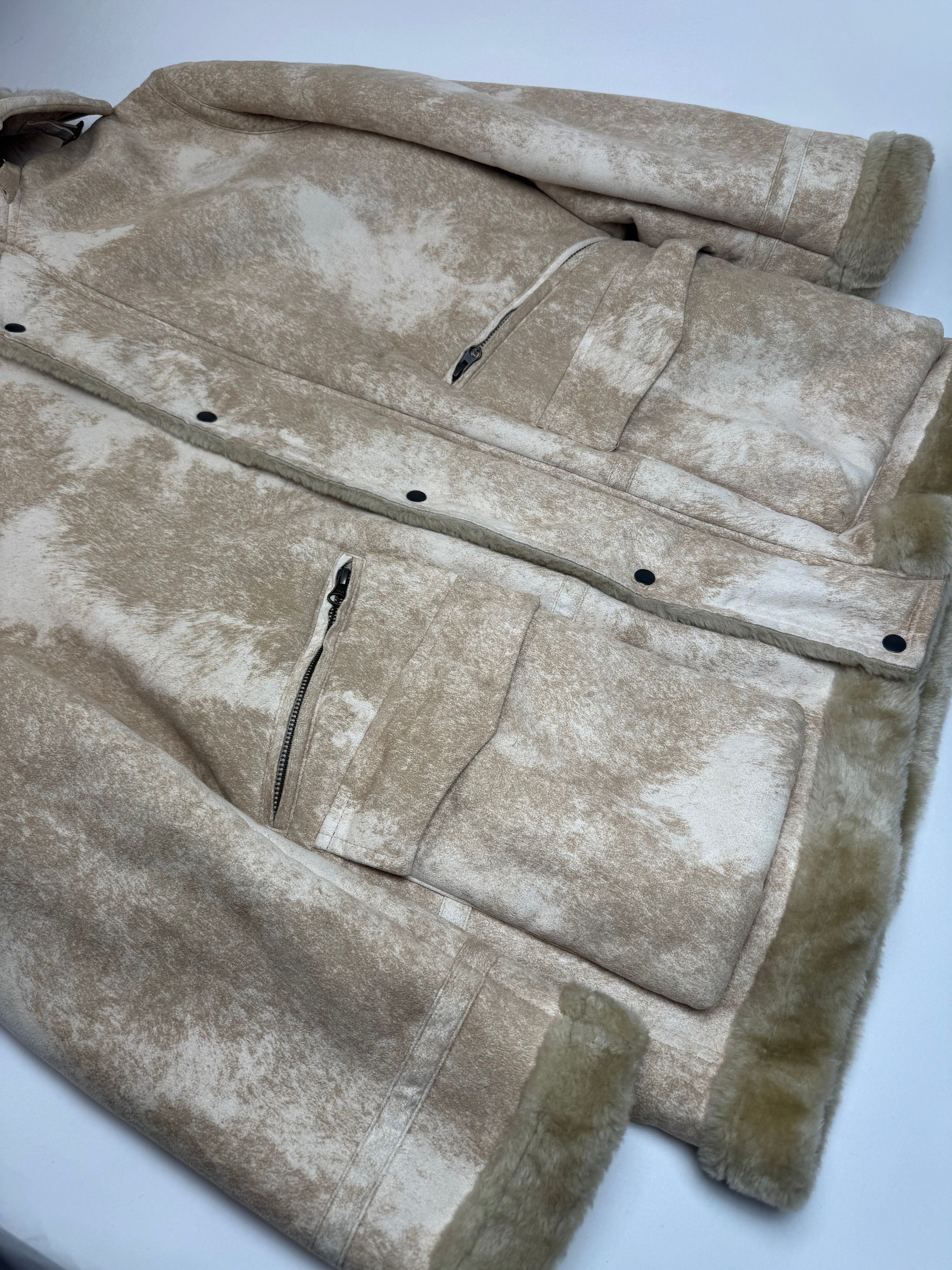 Kansai Yamamoto Vintage Fur Parka Unisex Beige M/L Size L / US 10 / IT 46 - 10 Thumbnail