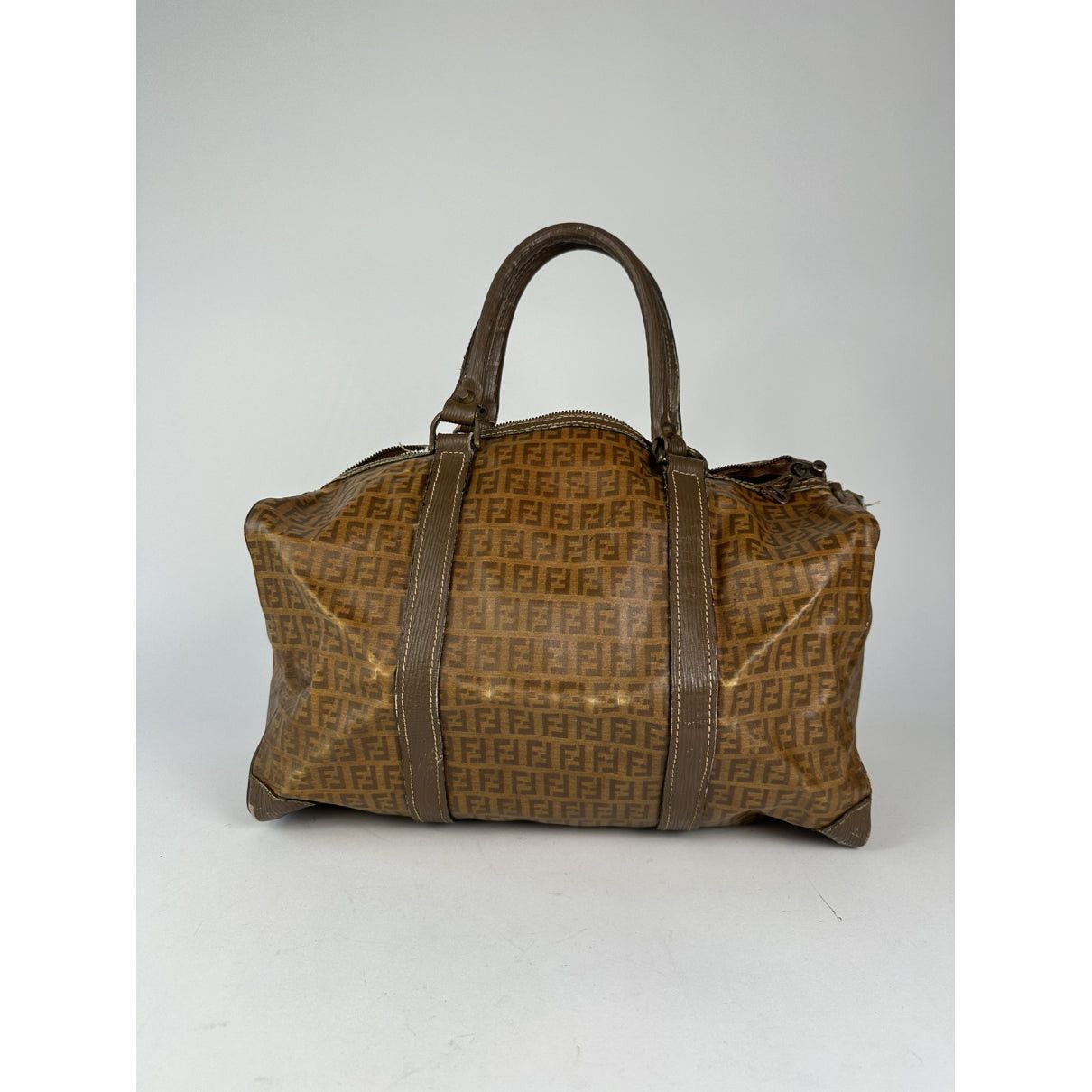 Fendi Baguette Brown Leather Handbag Size ONE SIZE - 4 Thumbnail