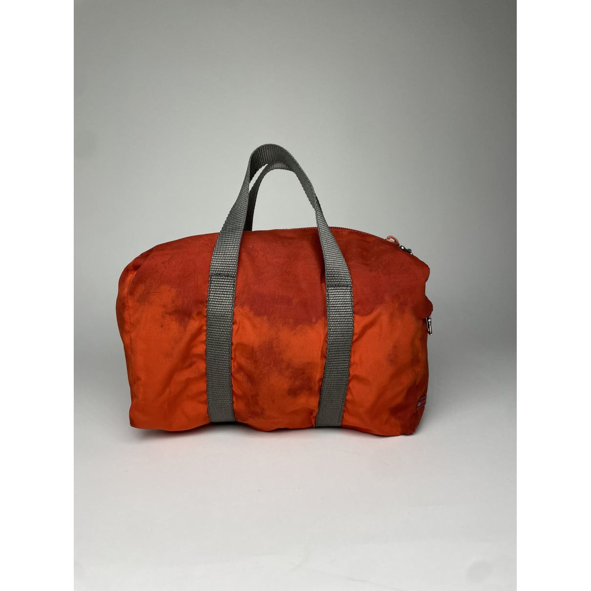 Prada Diagramme Orange Polyester Handbag Size ONE SIZE - 2 Thumbnail