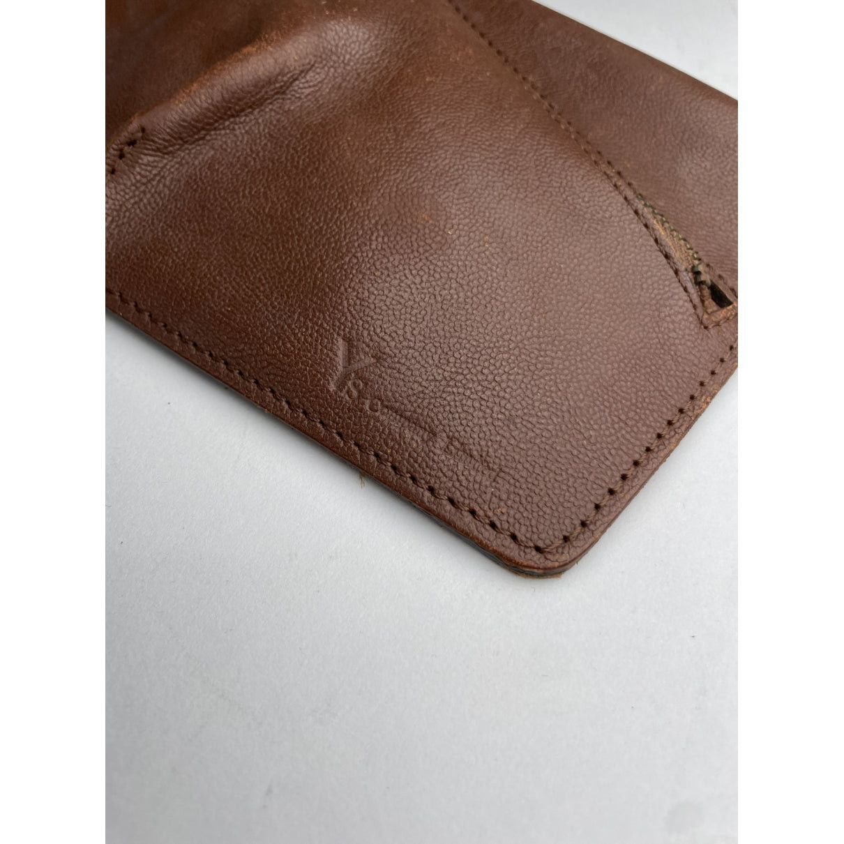 Y's Brown Leather Handbag Size ONE SIZE - 3 Thumbnail