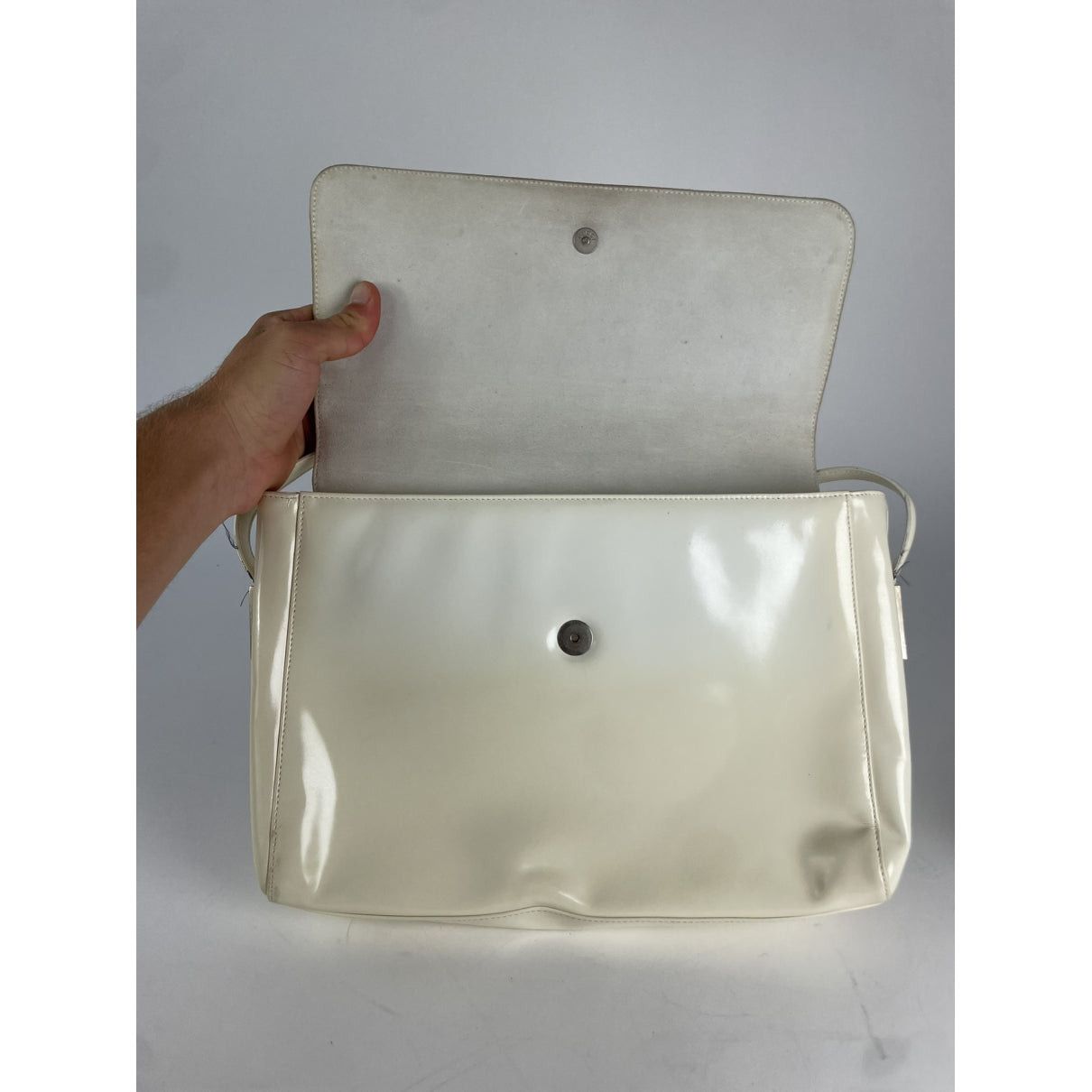 Gucci Jackie 1961 White Leather Handbag Size ONE SIZE - 2 Thumbnail