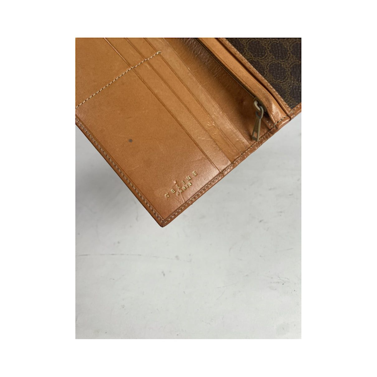 Celine Brown Leather Purse Size ONE SIZE - 4 Thumbnail