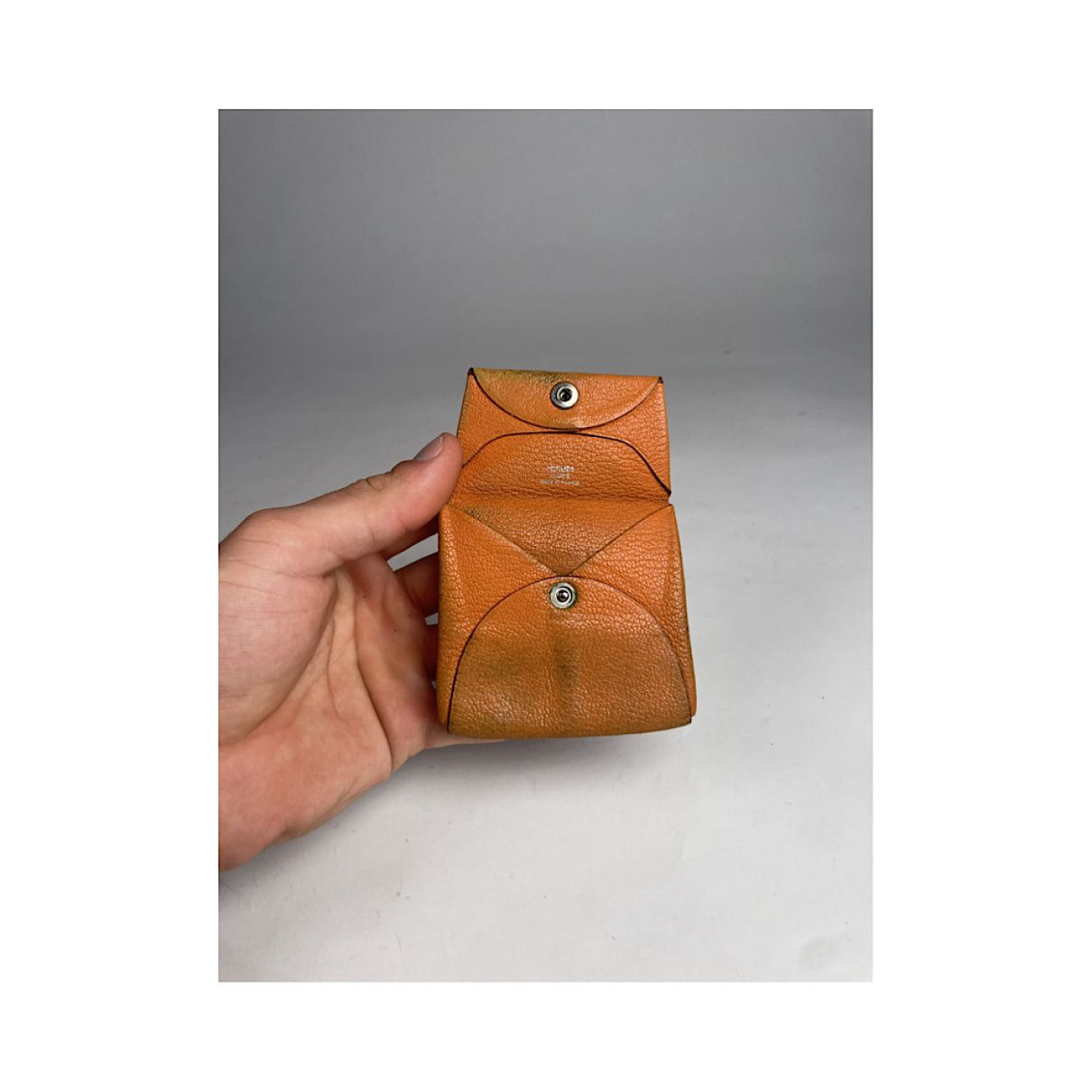 Other Hermès Orange Leather Purse Size ONE SIZE - 3 Thumbnail