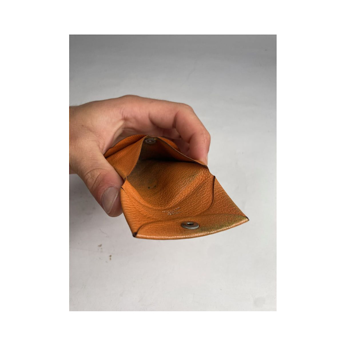 Other Hermès Orange Leather Purse Size ONE SIZE - 5 Thumbnail