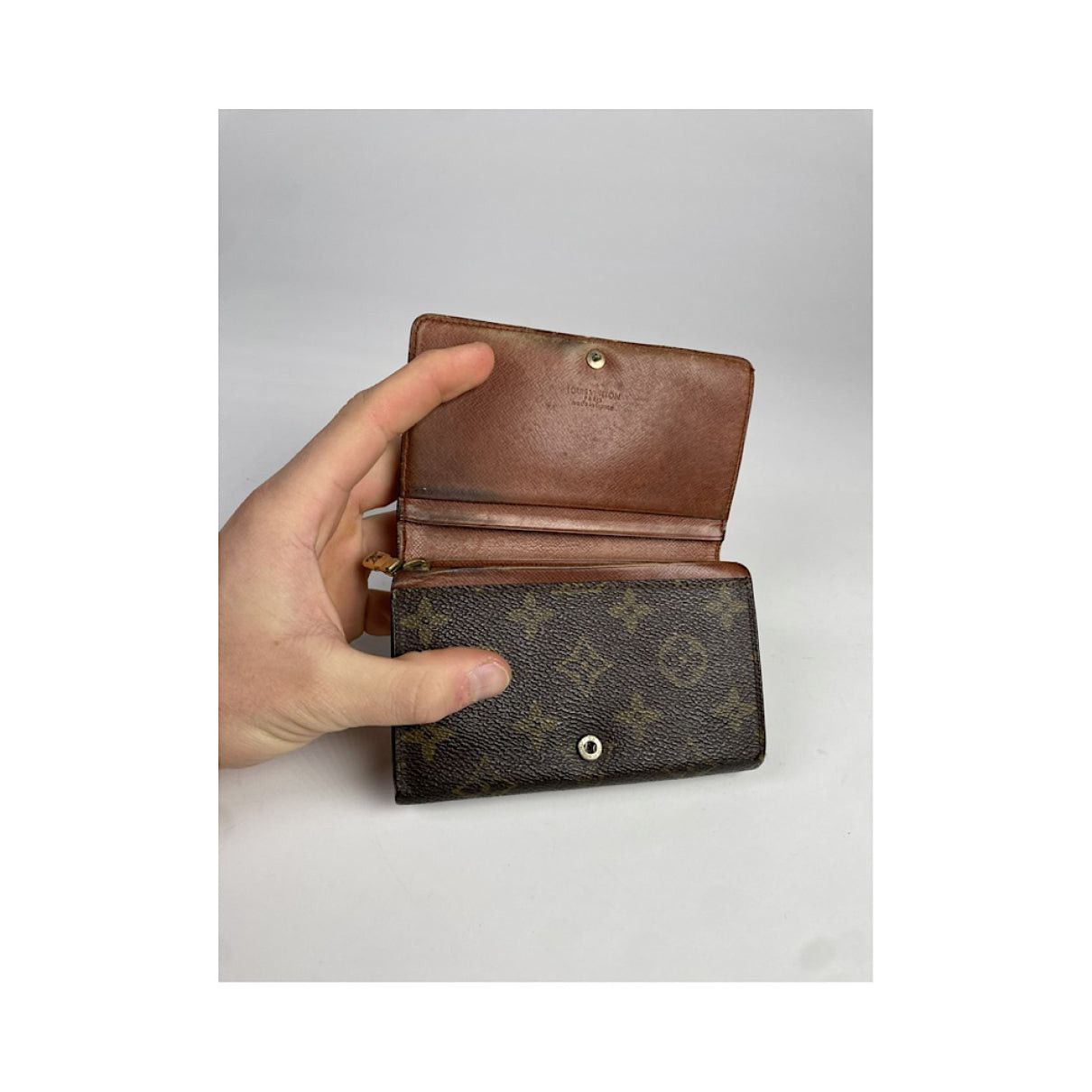 Louis Vuitton Flore Brown Leather Wallet Size ONE SIZE - 3 Thumbnail