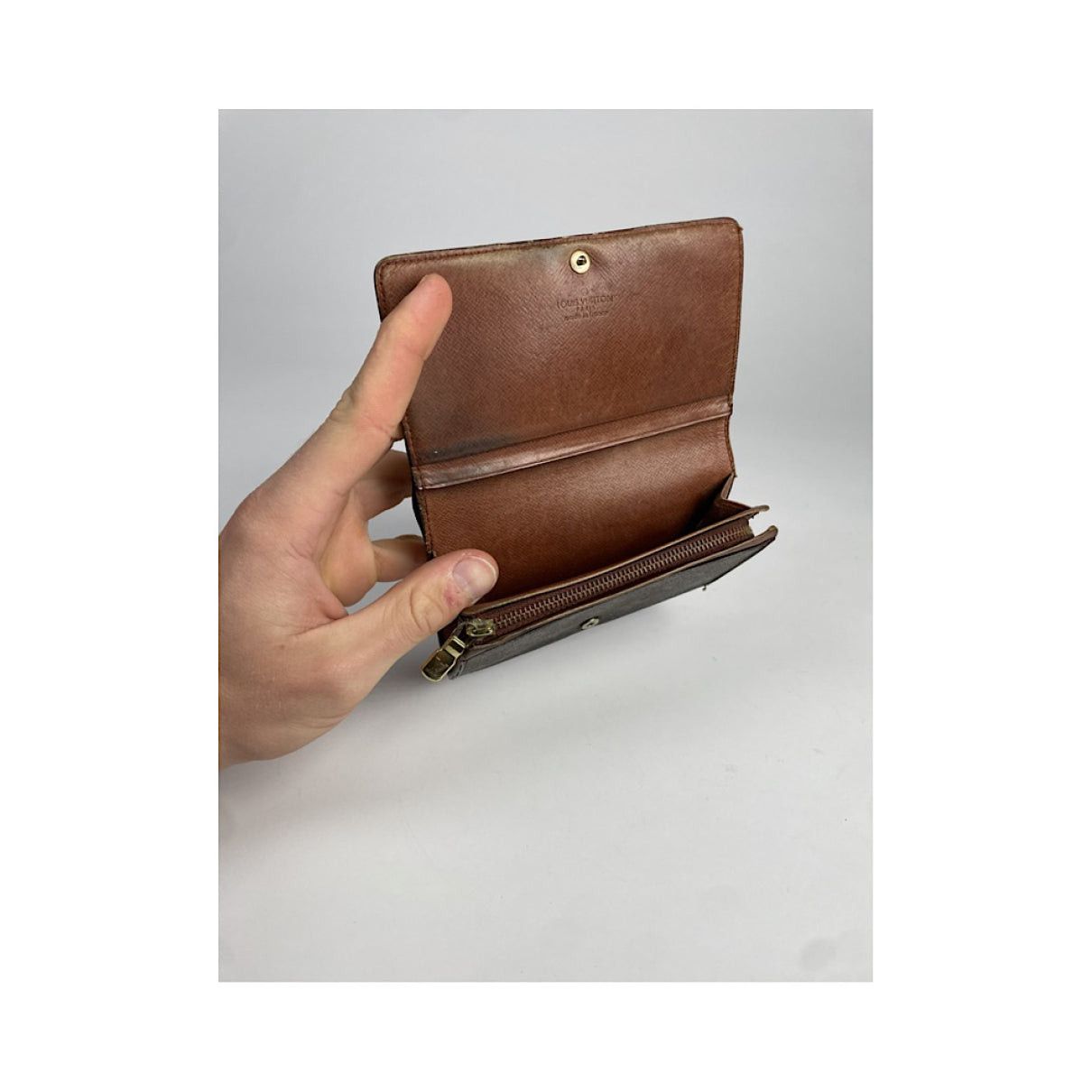 Louis Vuitton Flore Brown Leather Wallet Size ONE SIZE - 4 Thumbnail