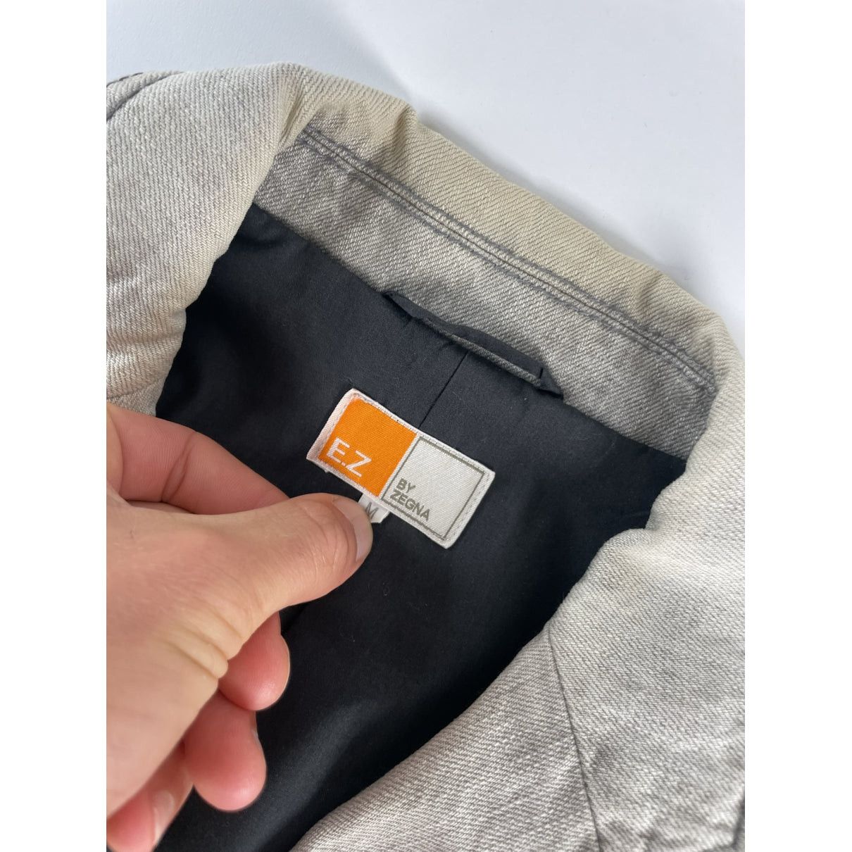 Ermenegildo Zegna Grey Cotton Coat Size M / US 6-8 / IT 42-44 - 3 Thumbnail