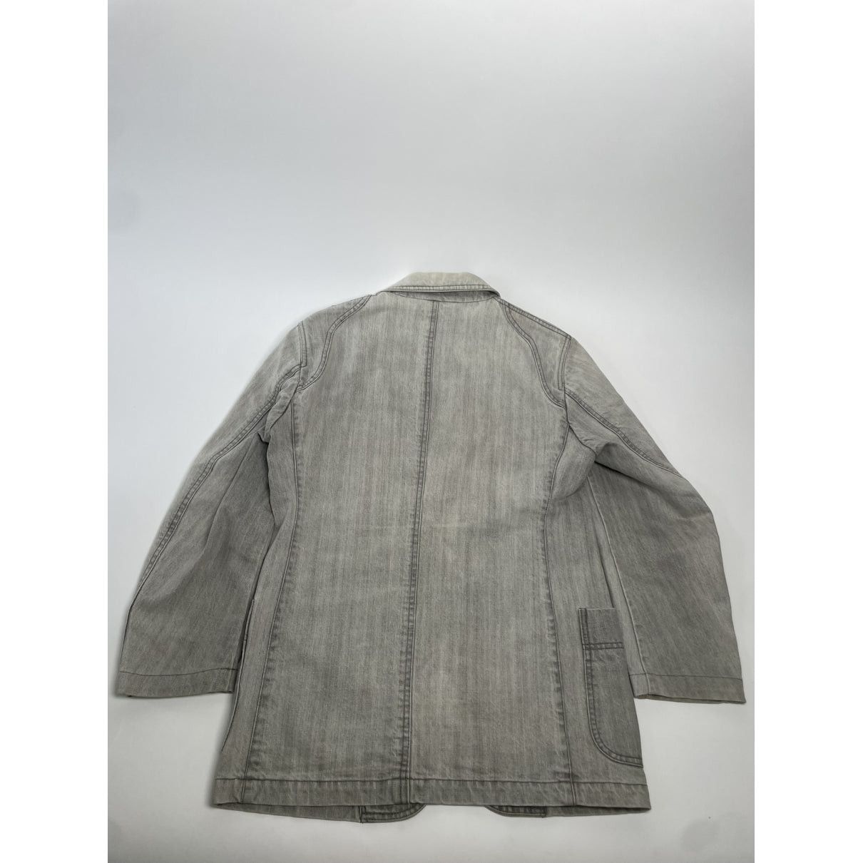 Ermenegildo Zegna Grey Cotton Coat Size M / US 6-8 / IT 42-44 - 4 Thumbnail