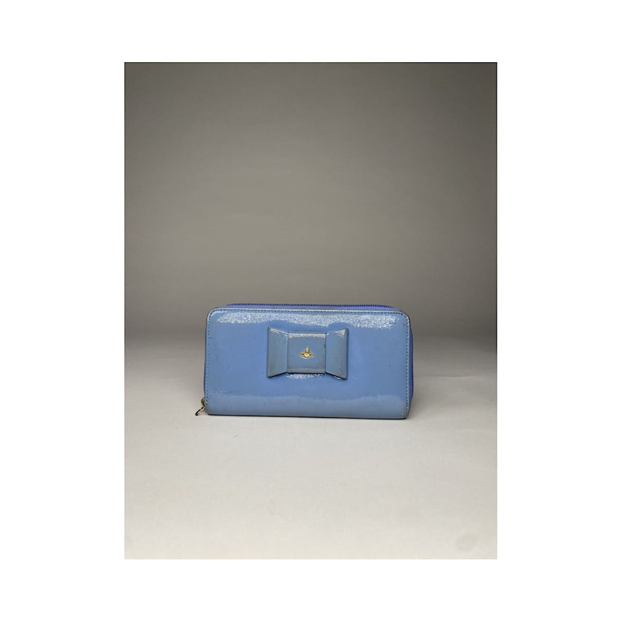 Vivienne Westwood Blue Leather Wallet Size ONE SIZE - 2 Thumbnail