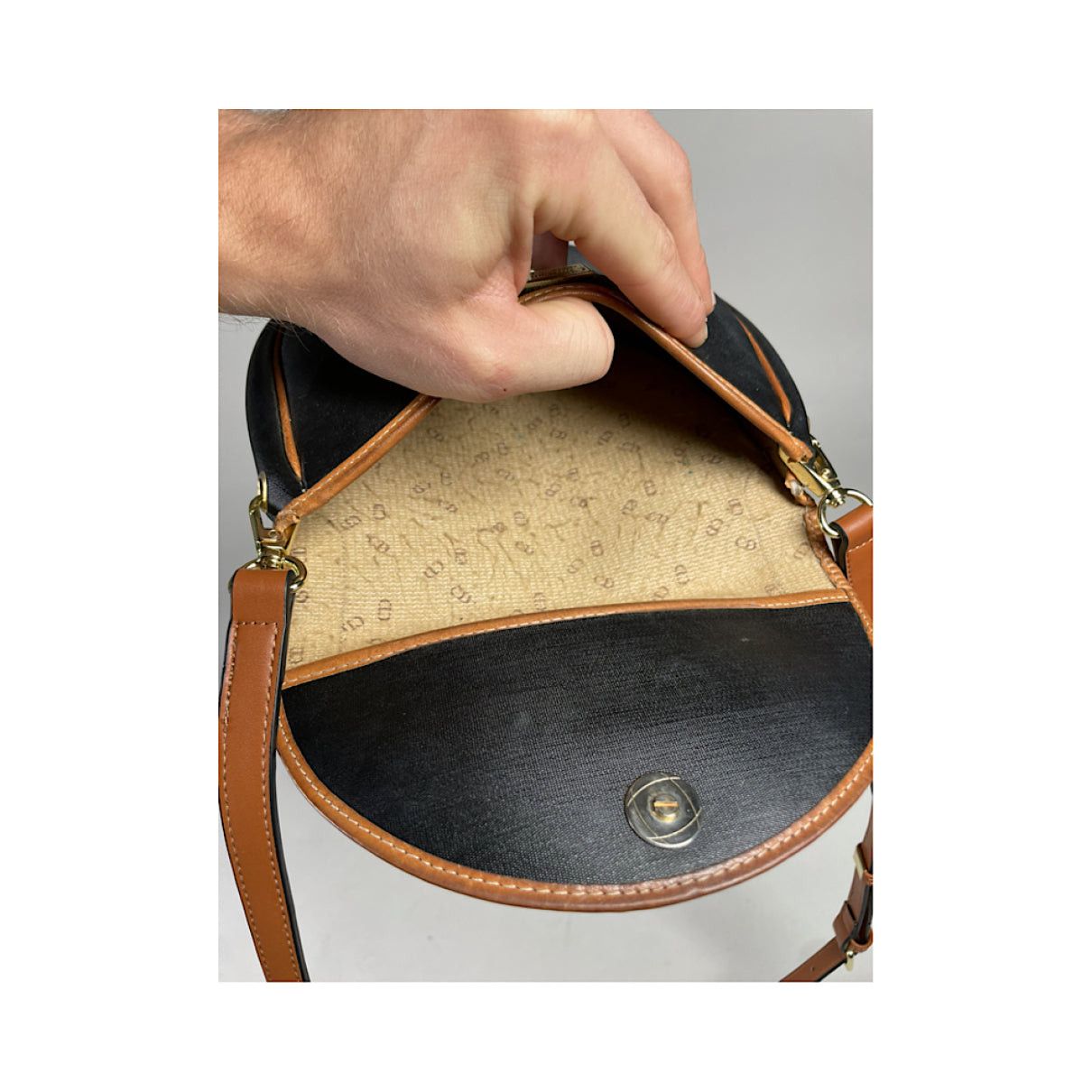 Dior Admit It Black Leather Handbag Size ONE SIZE - 4 Thumbnail