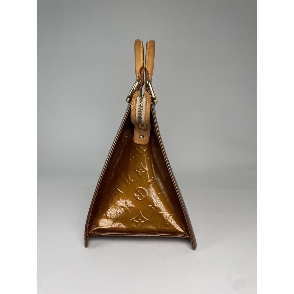 Louis Vuitton Forsyth Brown Patent Leather Handbag Size ONE SIZE - 3 Thumbnail