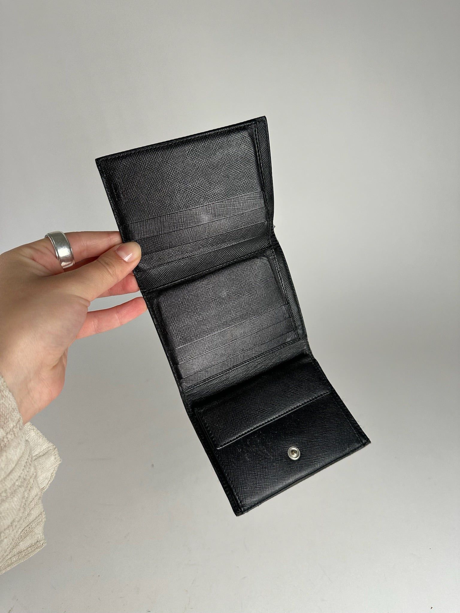 Prada Vintage Tessuto Wallet black Size ONE SIZE - 5 Thumbnail