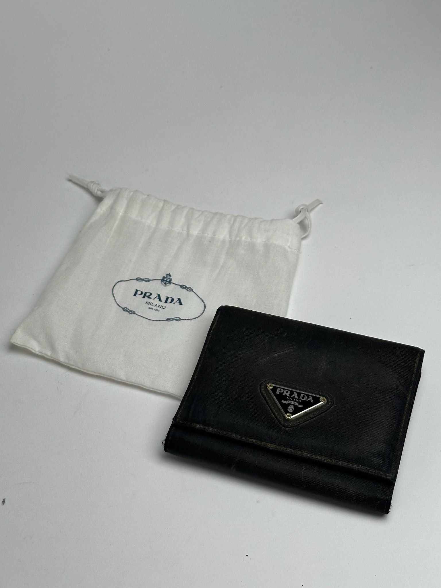 Prada Vintage Tessuto Wallet black Size ONE SIZE - 3 Thumbnail