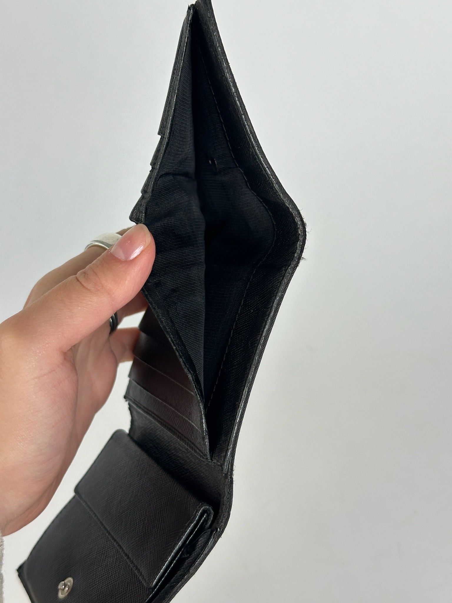 Prada Vintage Tessuto Wallet black Size ONE SIZE - 4 Thumbnail