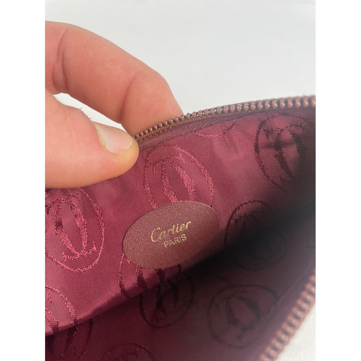 Cartier Yellow Leather Handbag Size ONE SIZE - 4 Thumbnail