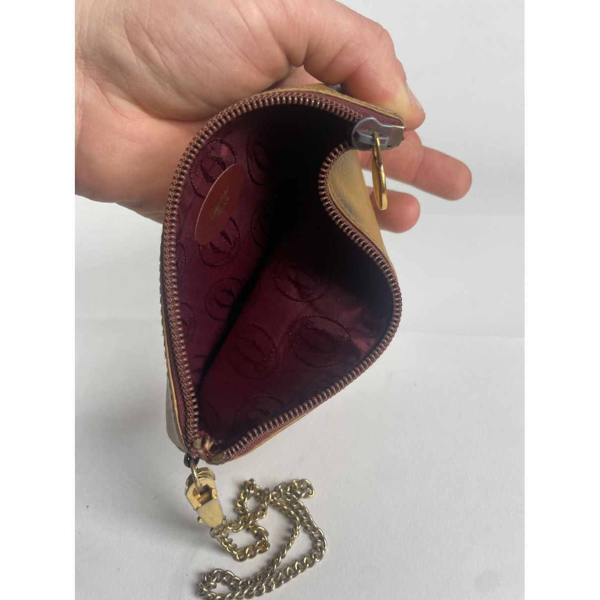 Cartier Yellow Leather Handbag Size ONE SIZE - 5 Thumbnail