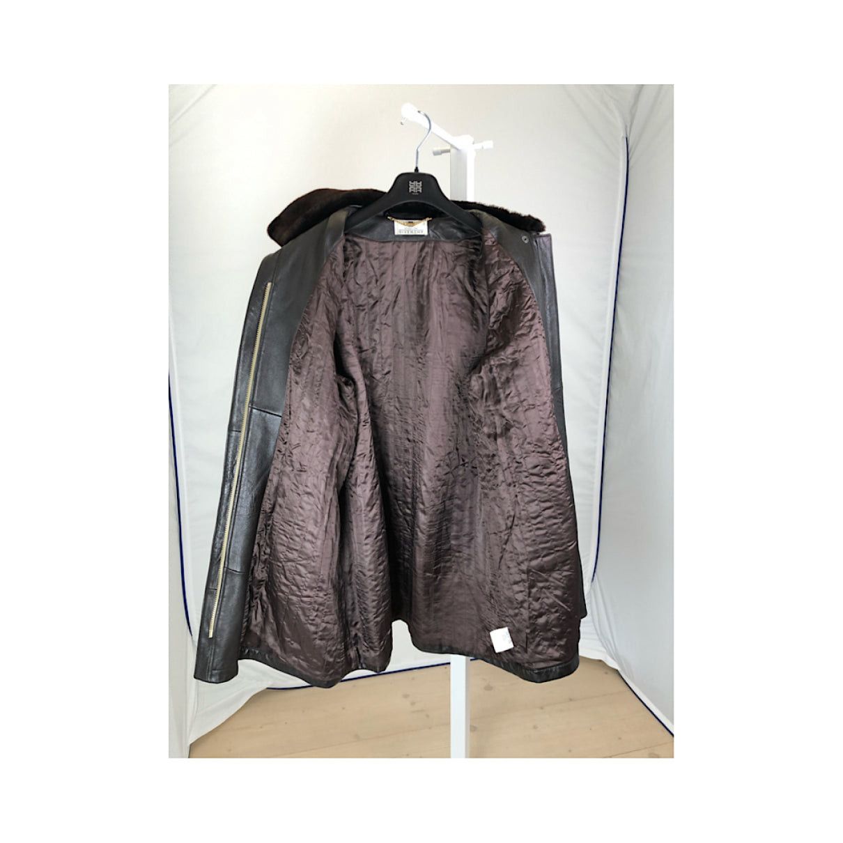 Givenchy Black Leather Coat Size XL / US 12-14 / IT 48-50 - 3 Thumbnail