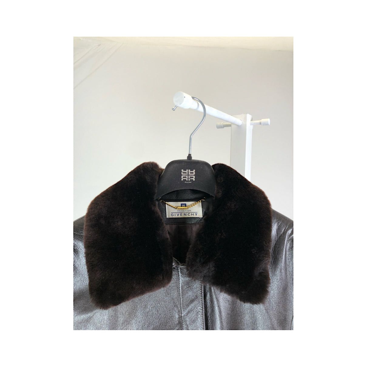 Givenchy Black Leather Coat Size XL / US 12-14 / IT 48-50 - 2 Thumbnail