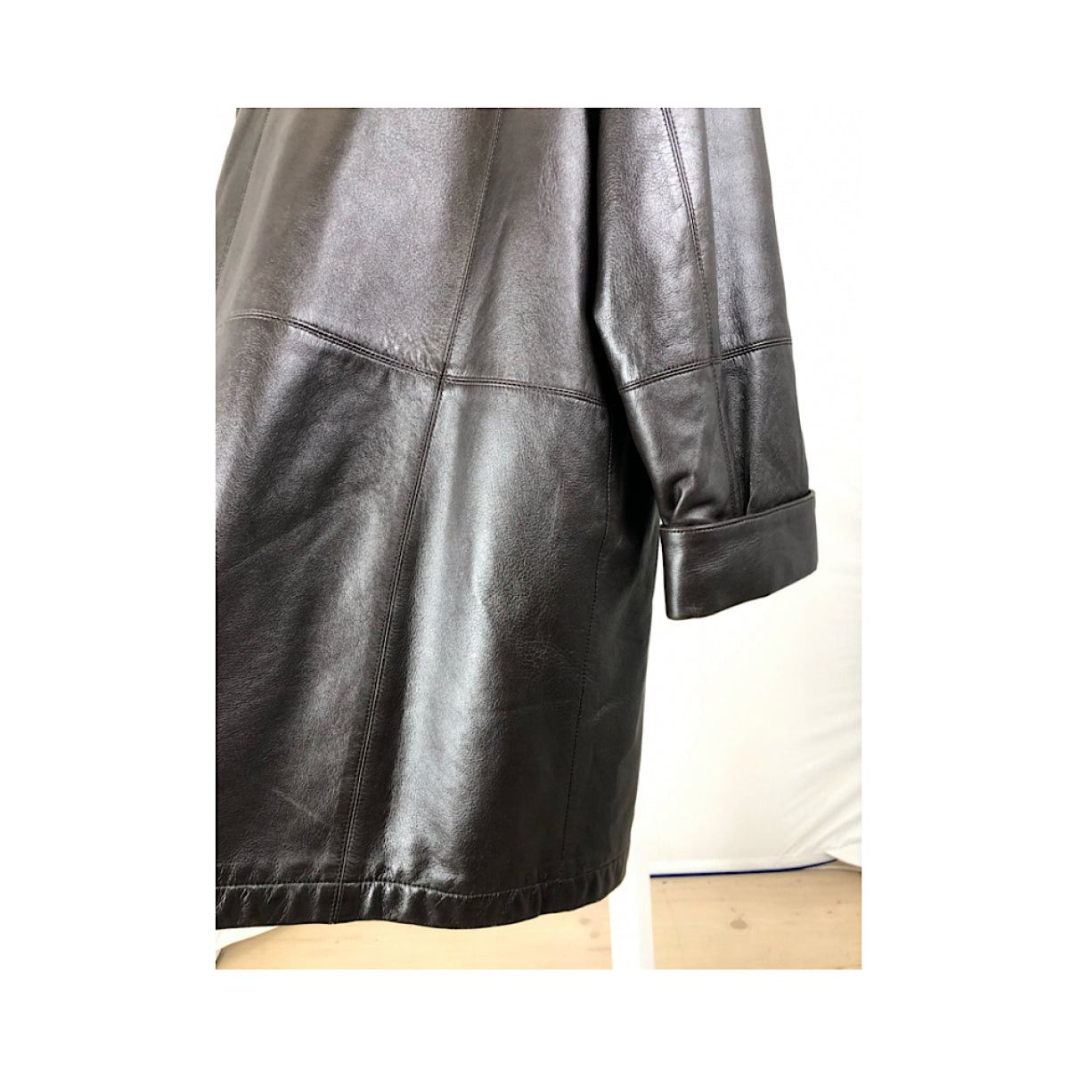 Givenchy Black Leather Coat Size XL / US 12-14 / IT 48-50 - 5 Thumbnail