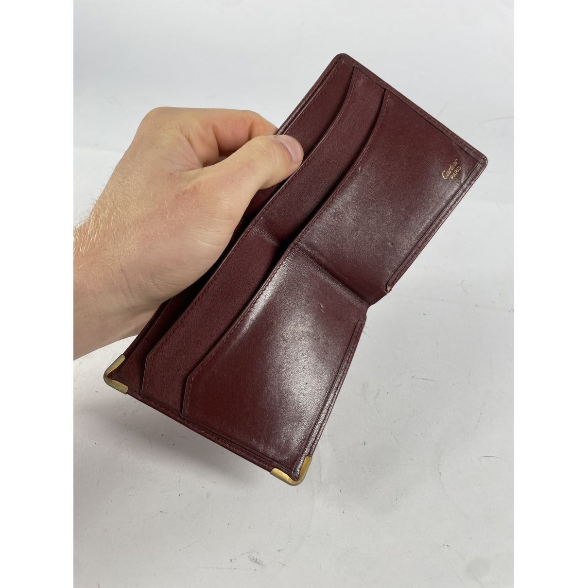 Cartier Burgundy Patent Leather Purse Size ONE SIZE - 4 Thumbnail