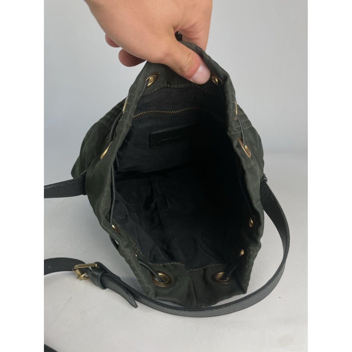 Jil Sander Green Leather Handbag Size ONE SIZE - 3 Thumbnail