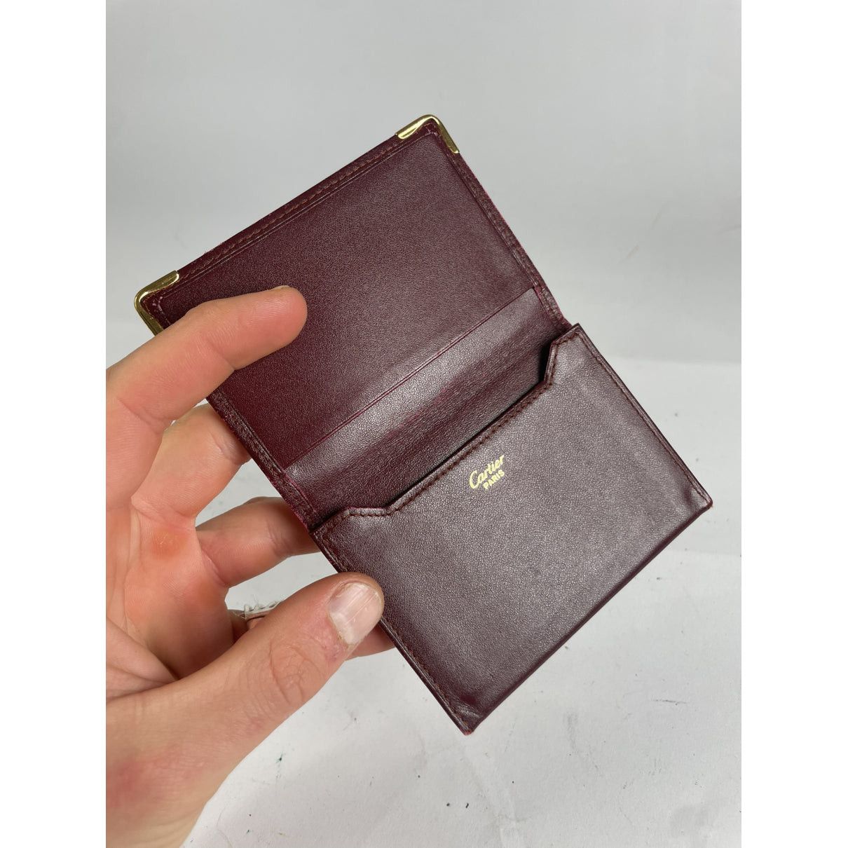 Cartier Burgundy Patent Leather Purse Size ONE SIZE - 4 Thumbnail