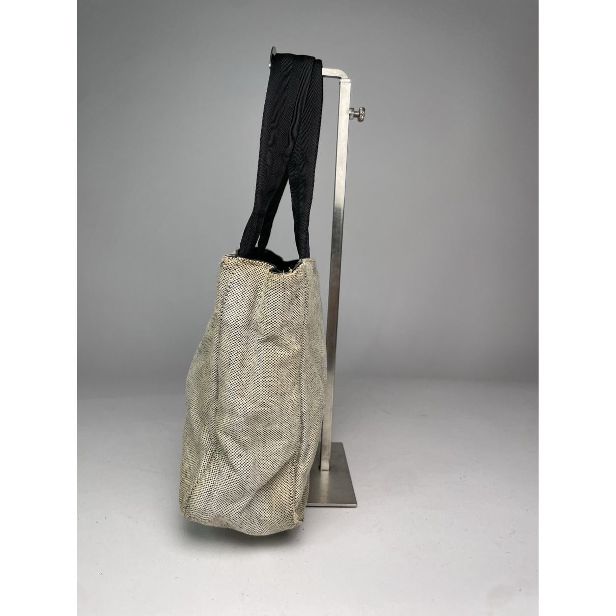 Prada Black Cotton Handbag Size ONE SIZE - 5 Thumbnail