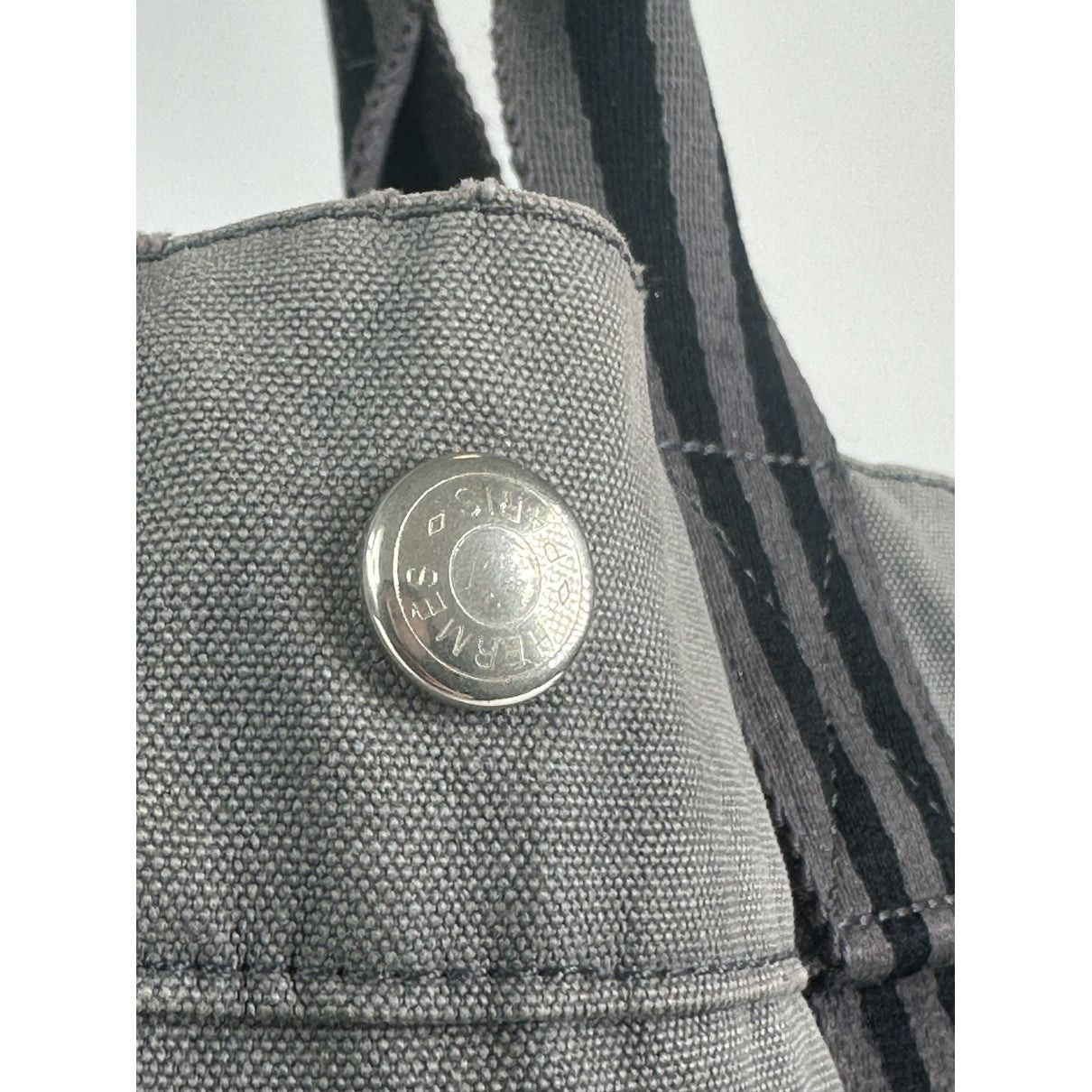 Other Hermès Silver Cotton Handbag Size ONE SIZE - 4 Thumbnail