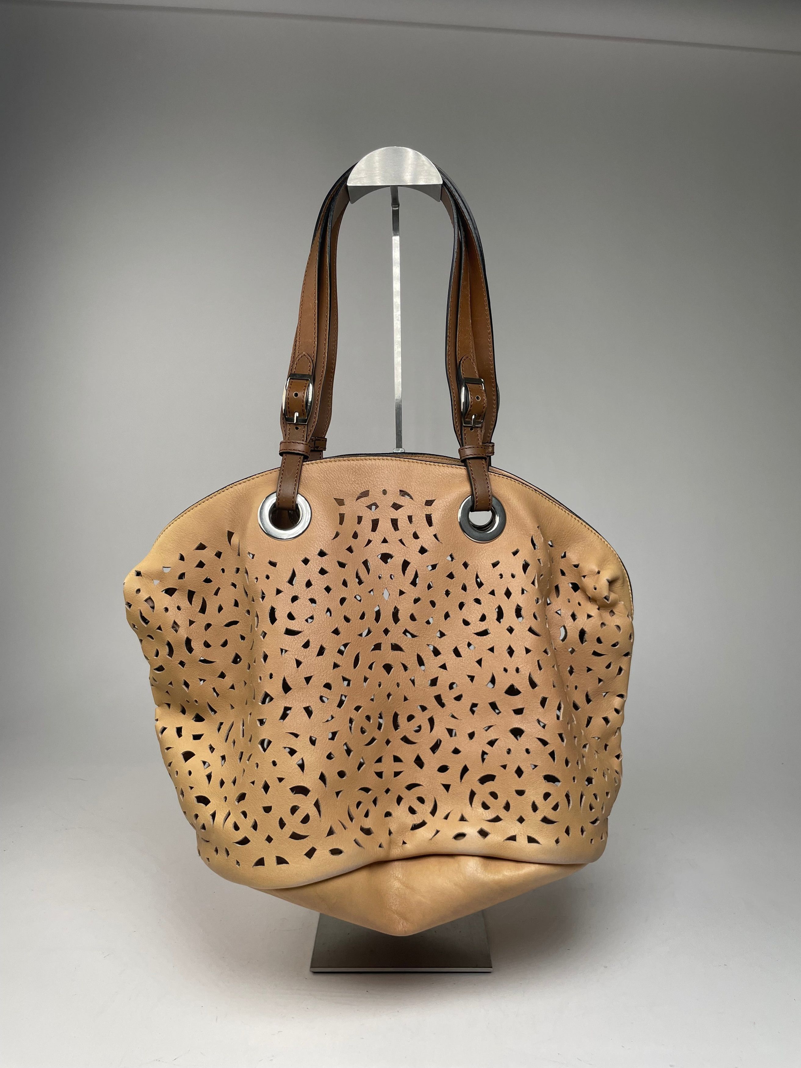 Marni Vintage Leather Shopper Brown Size ONE SIZE - 14 Thumbnail