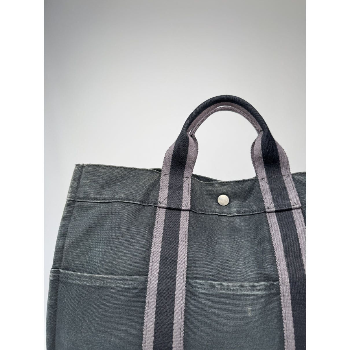 Other Hermès Black Cotton Handbag Size ONE SIZE - 3 Thumbnail