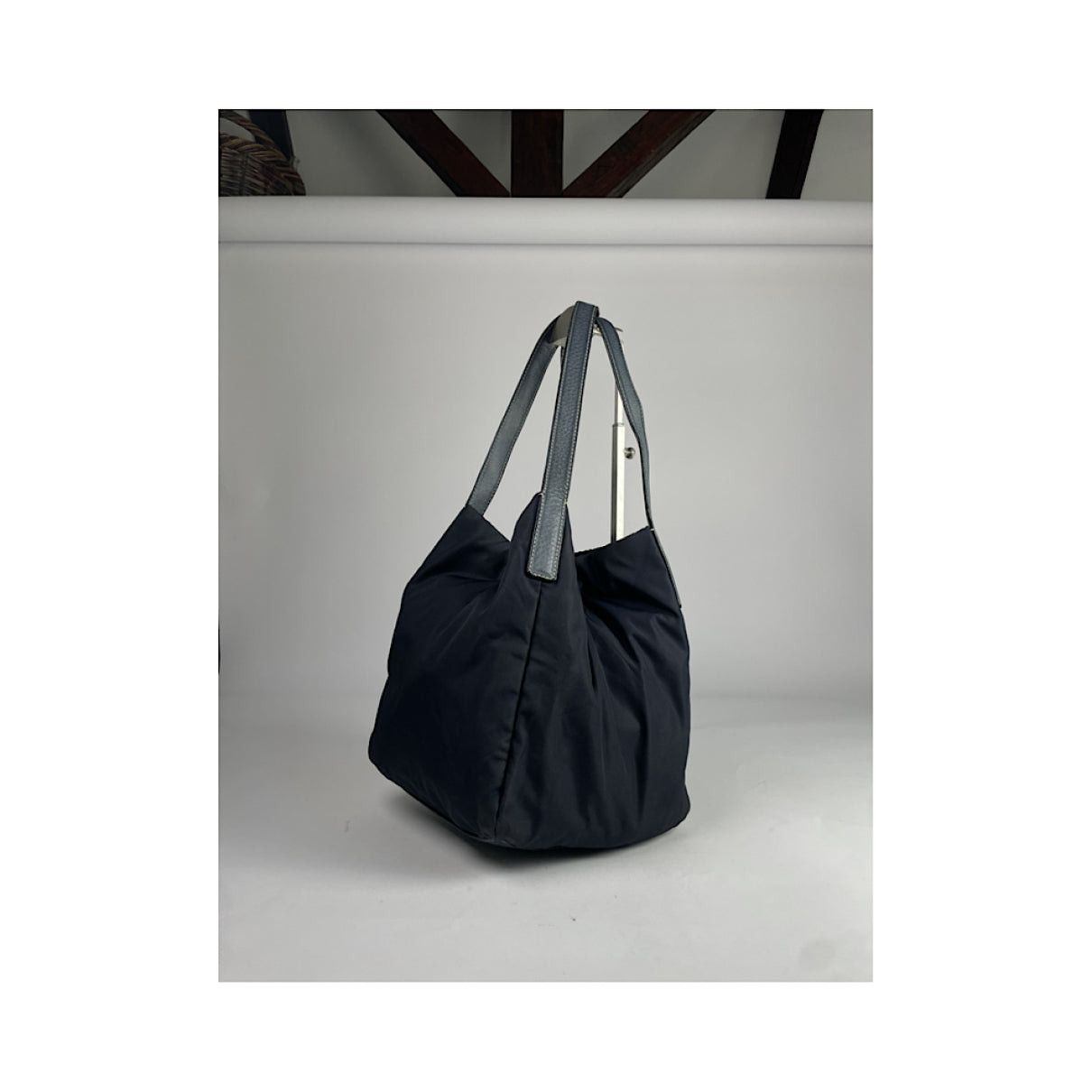 Jil Sander Blue Cloth Handbag Size ONE SIZE - 2 Thumbnail