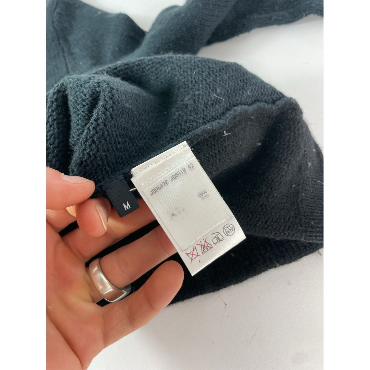 Jil Sander Navy Wool Knitwear Size M / US 6-8 / IT 42-44 - 5 Thumbnail