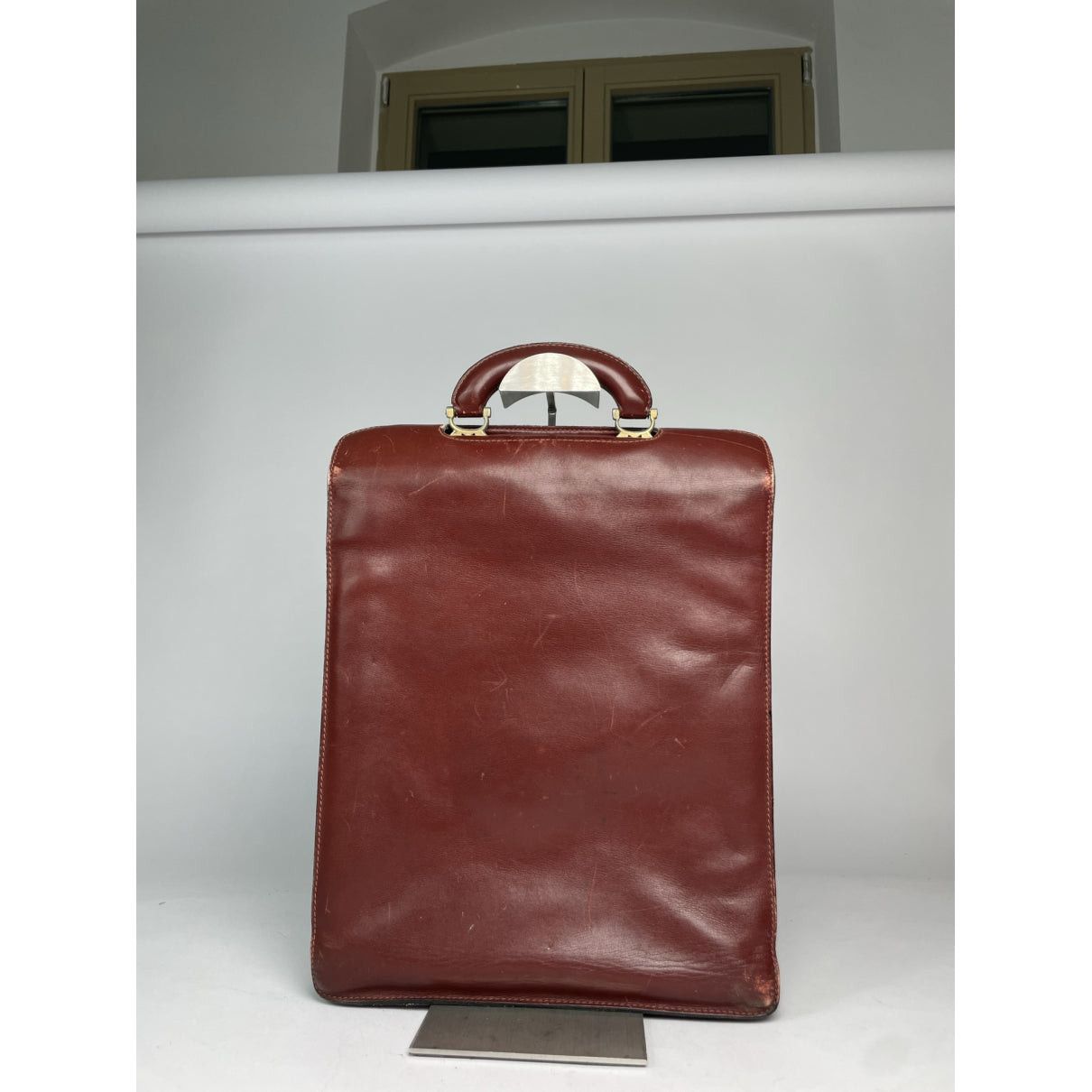 Cartier Burgundy Leather Bag Size ONE SIZE - 4 Thumbnail