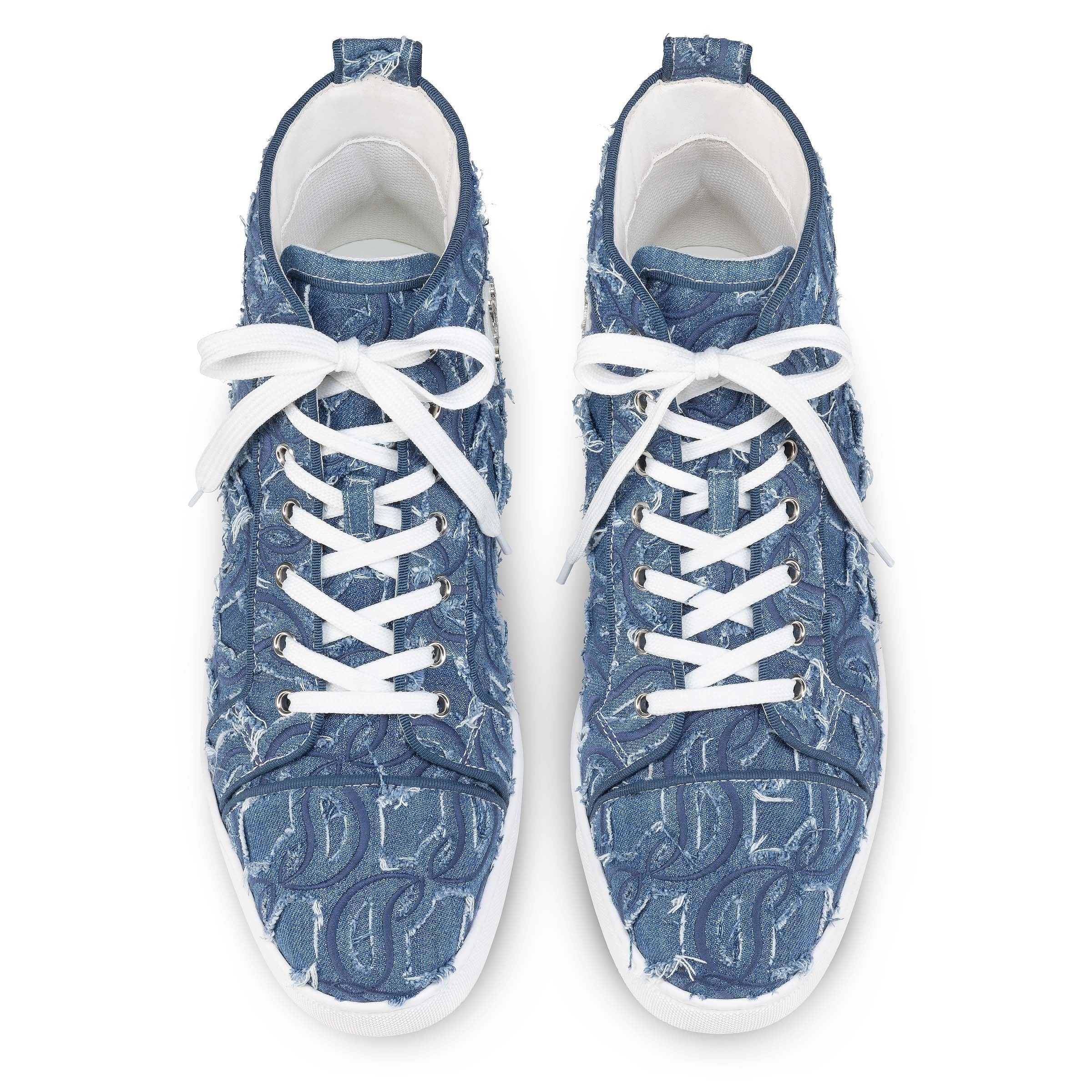 Christian Louboutin louis denim Size US 12 / EU 45 - 5 Thumbnail
