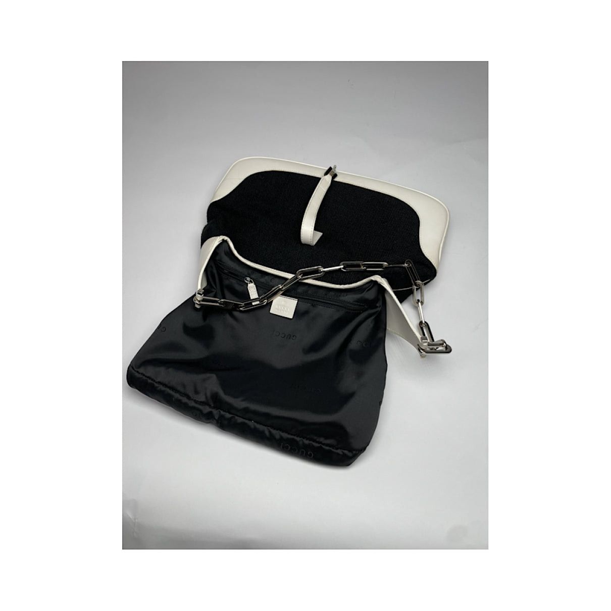 Gucci Jackie 1961 White Patent Leather Handbag Size ONE SIZE - 3 Thumbnail