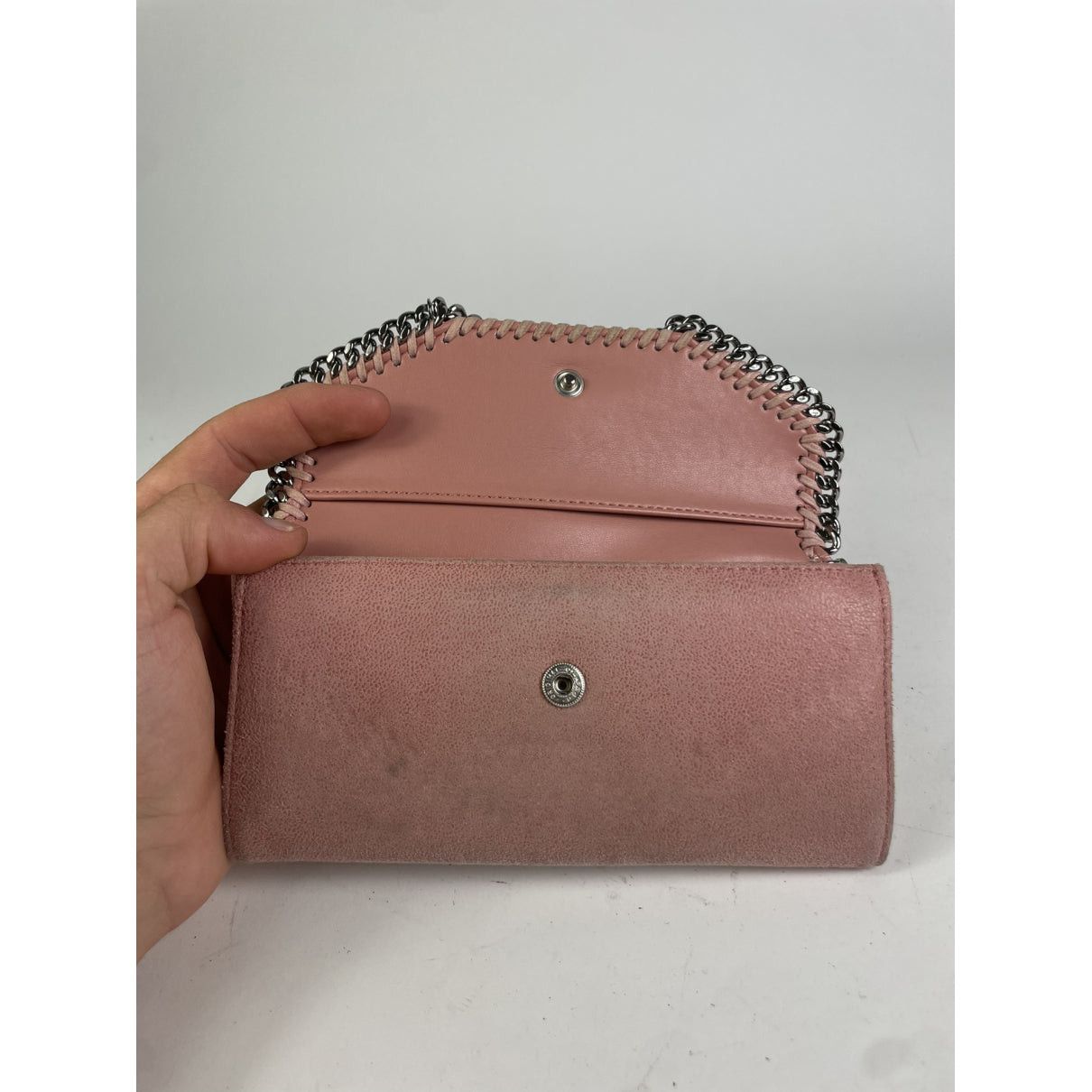 Stella McCartney Pink Leather Wallet Size ONE SIZE - 3 Thumbnail