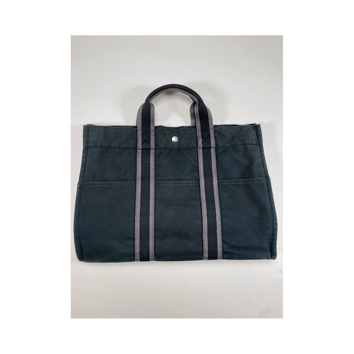 Other Hermès Black Cotton Handbag Size ONE SIZE - 3 Thumbnail