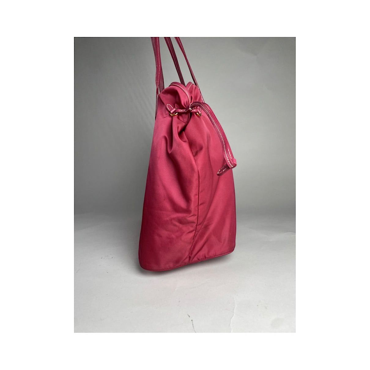 Prada Diagramme Pink Polyester Handbag Size ONE SIZE - 4 Thumbnail