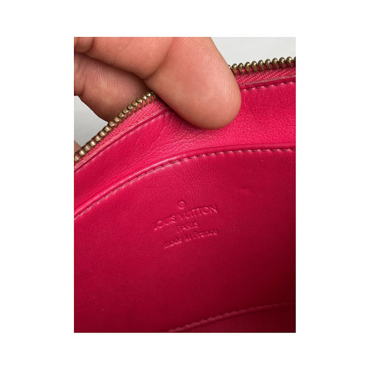 Louis Vuitton Shirley Red Leather Clutch Bag Size ONE SIZE - 2 Thumbnail
