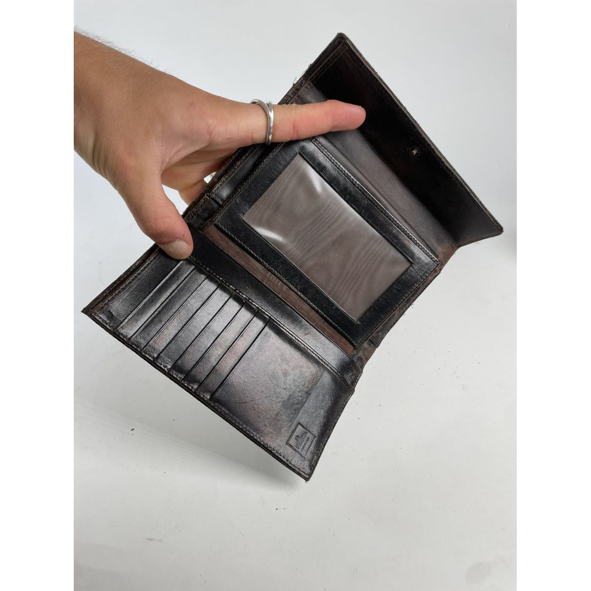 Fendi Baguette Brown Cotton Wallet Size ONE SIZE - 5 Thumbnail