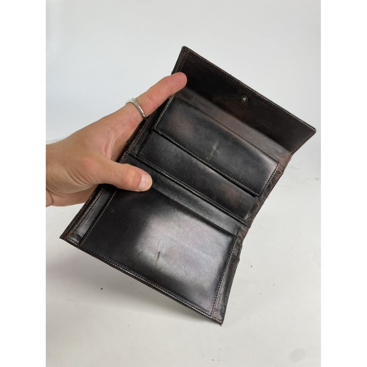 Fendi Baguette Brown Cotton Wallet Size ONE SIZE - 4 Thumbnail