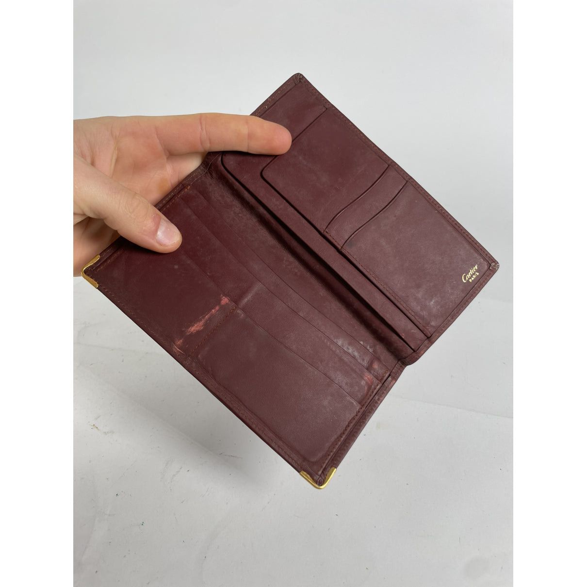 Cartier Burgundy Patent Leather Purse Size ONE SIZE - 5 Thumbnail
