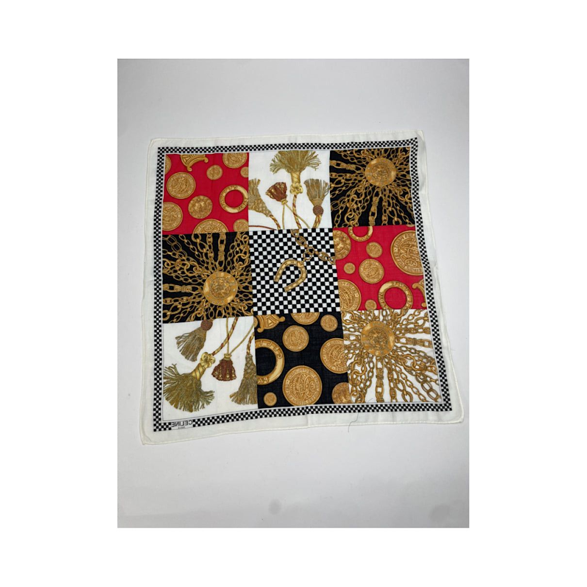 Celine Multicolour Silk Silk Handkerchief Size ONE SIZE - 5 Thumbnail
