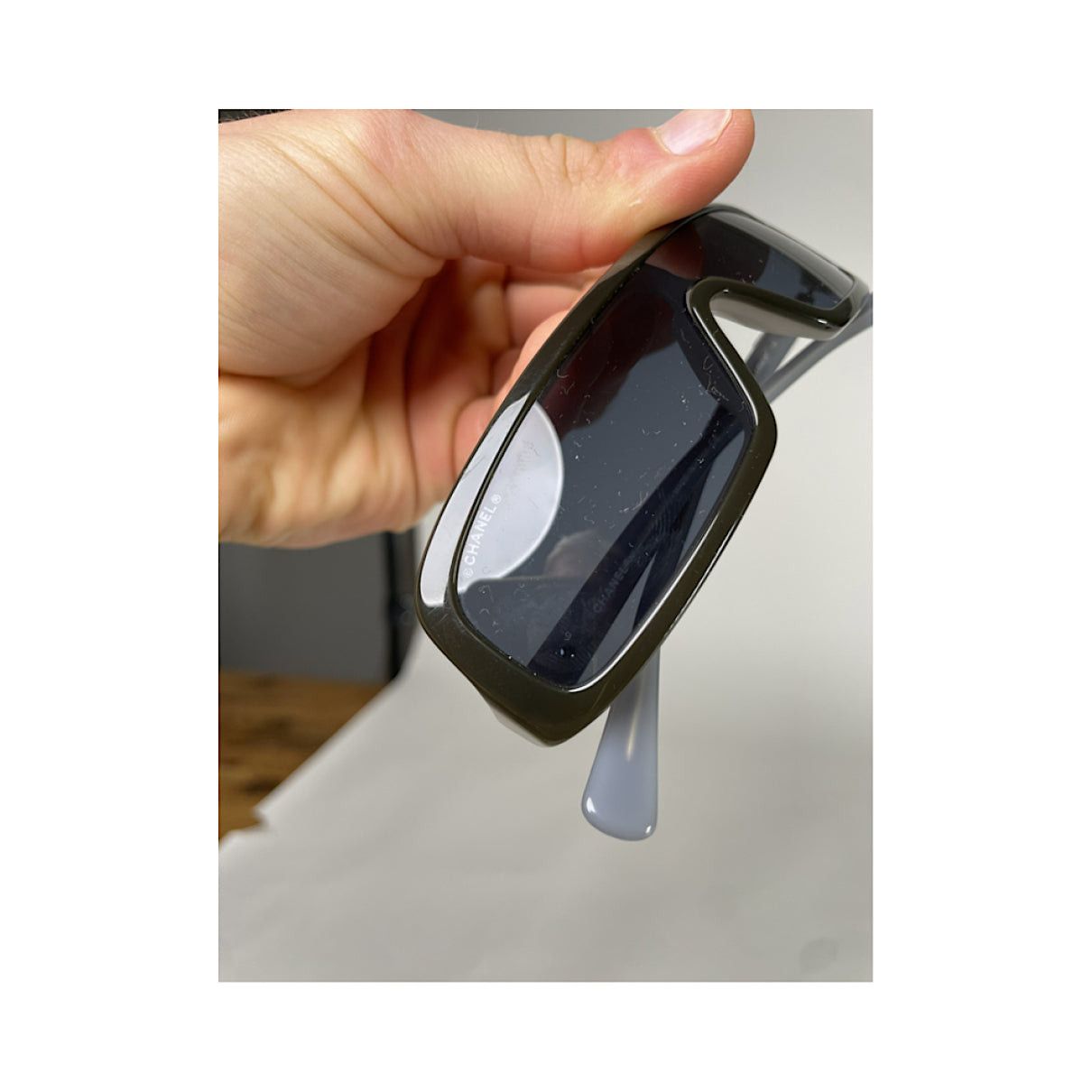Chanel Black Plastic Sunglasses Size ONE SIZE - 2 Thumbnail