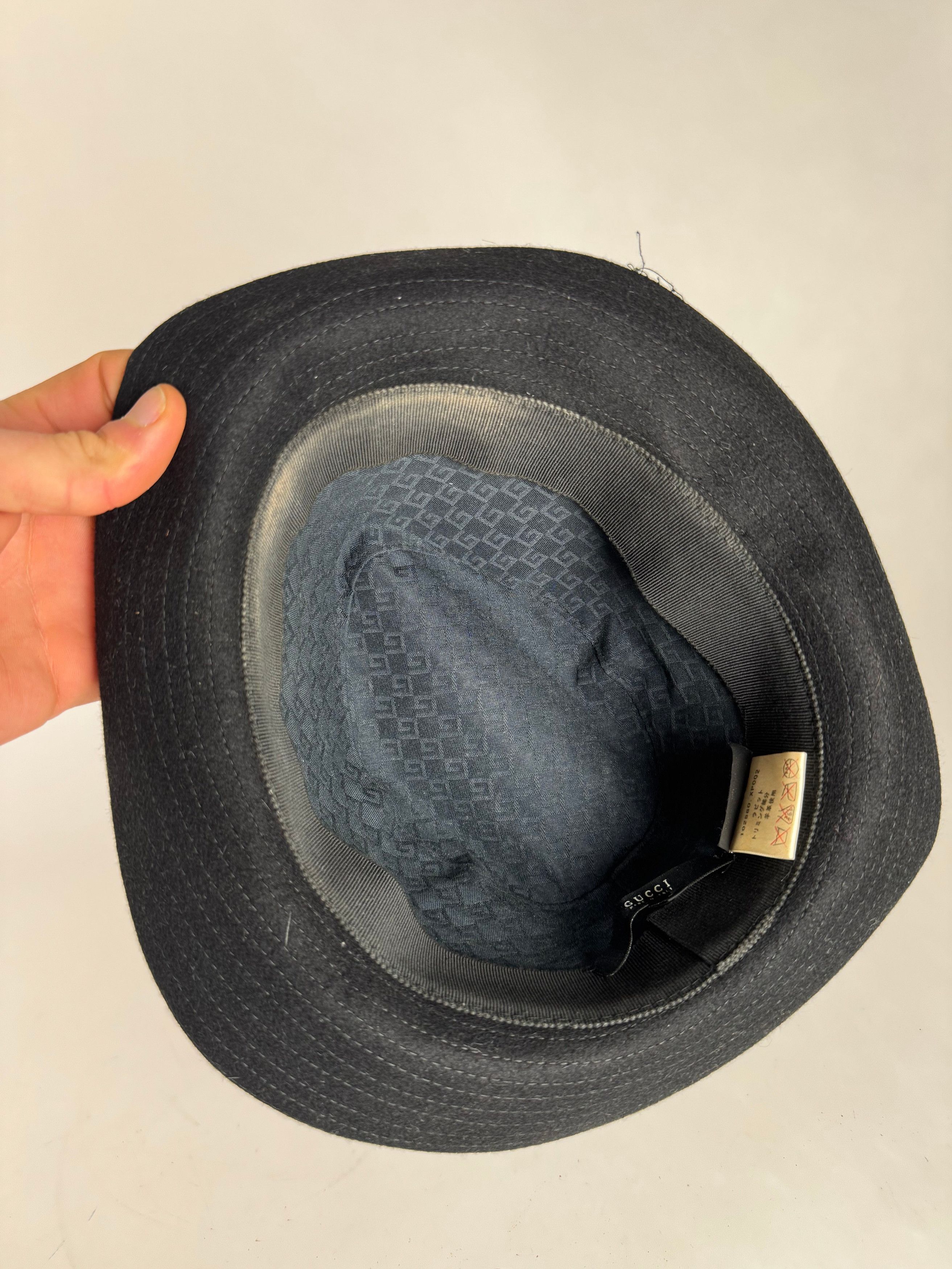 Vintage Wool Hat Black L