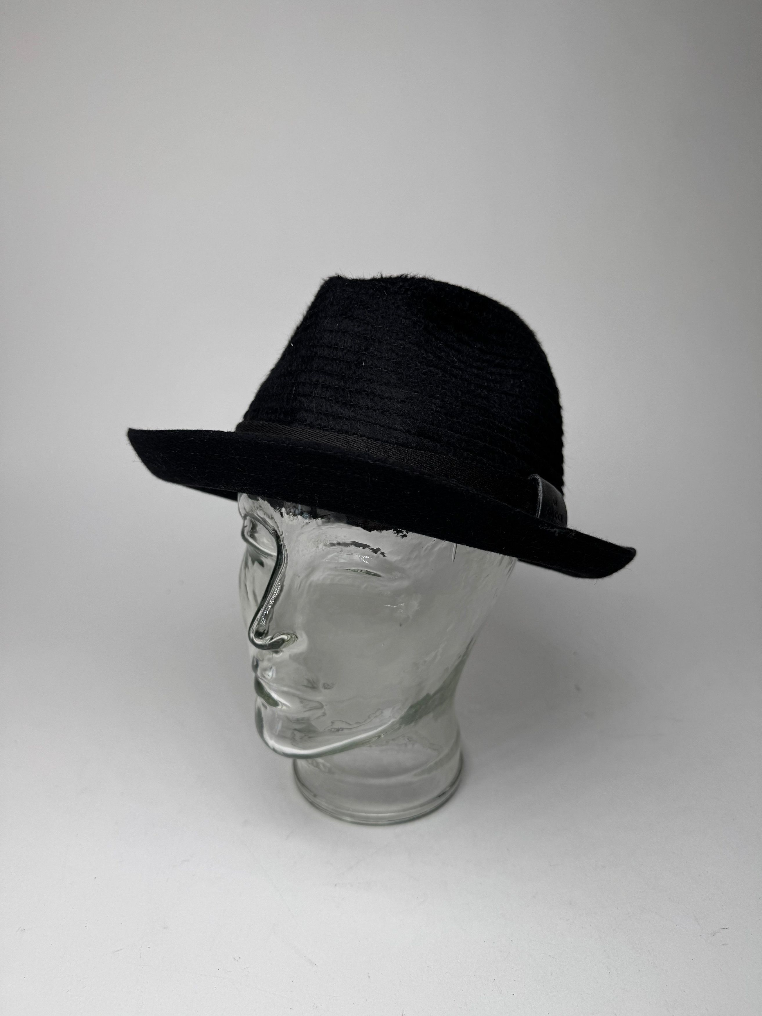 Vintage Wool Hat Black L